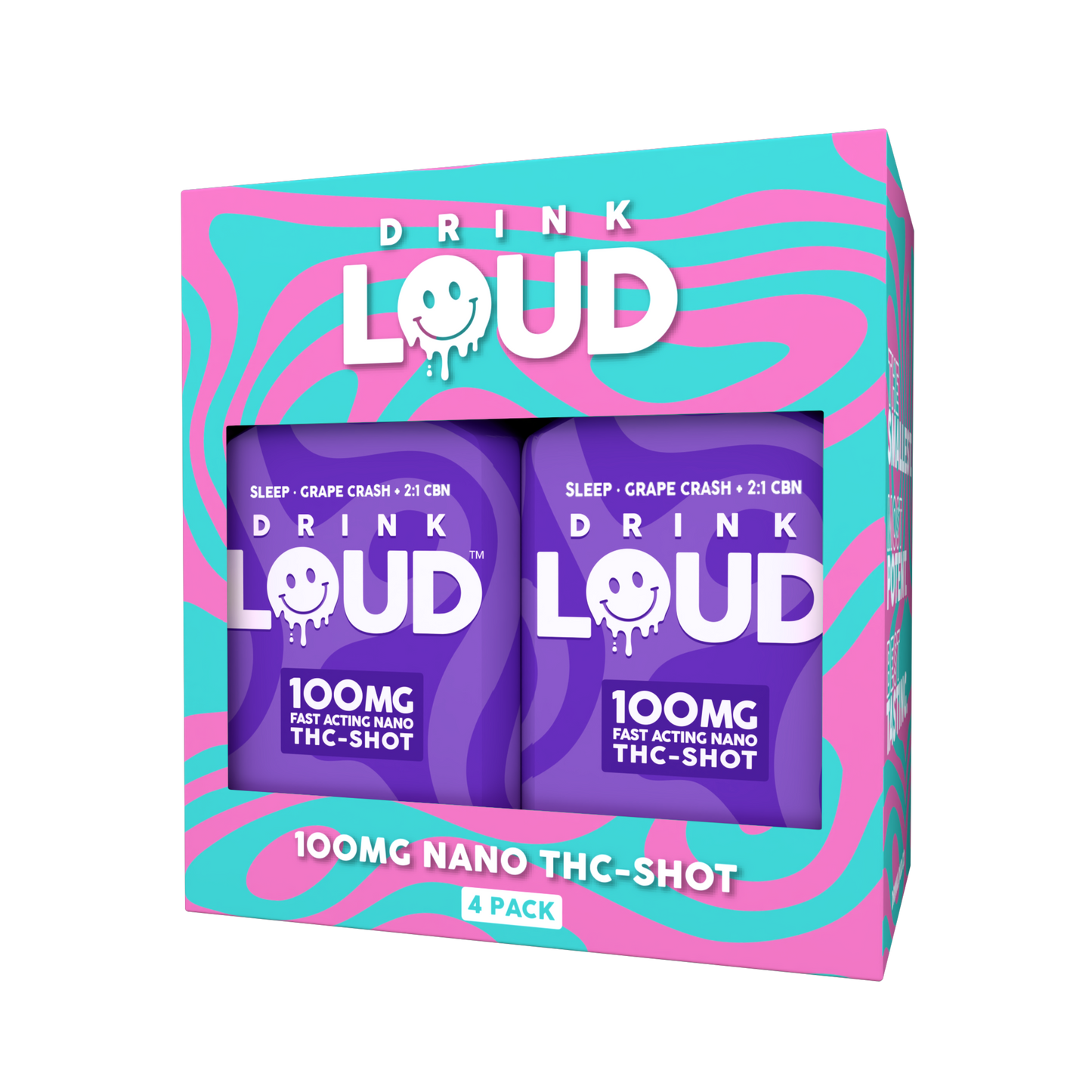Drink Loud | Grape Crash + 2:1 CBN - Sleep (4 Pack)